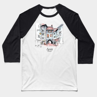 Sepulchre Gate in Old Town of Annecy, France Baseball T-Shirt